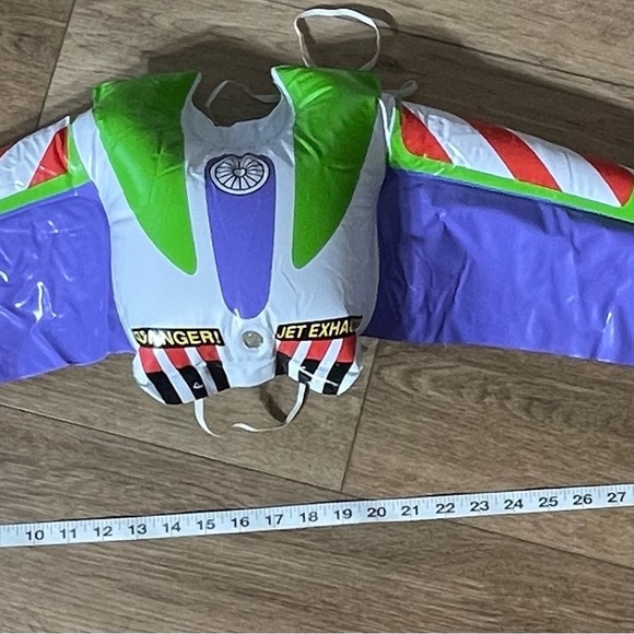Buzz lightyear inflatable jet pack wings Toy Story space ranger blow up wings - Picture 2 of 7